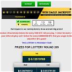 online lottery bitcoins